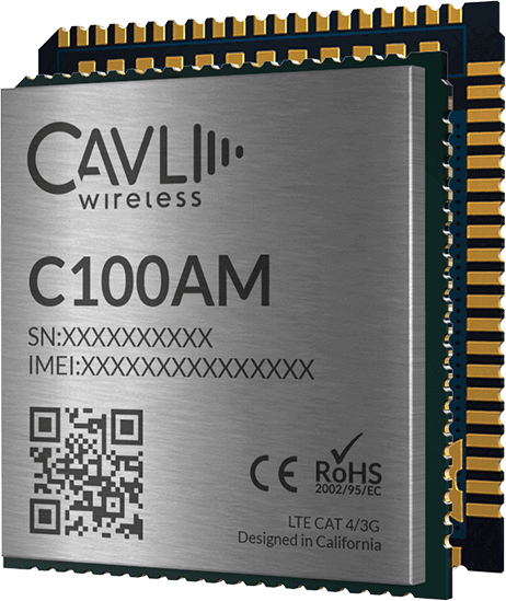 C100AM LTE CAT 4/3G IoT Module with Integrated eSIM