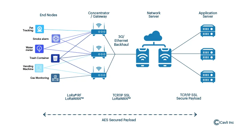 LoRaWAN (Long Range Wide Area Network)